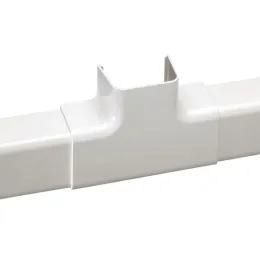 Té d'intersection pour goulotte 80x60 blanc (4pcs) - IMPERIALE