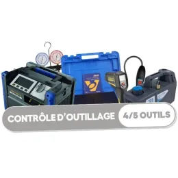 Forfait de vérification d'outillage frigoriste - 4/5 outils  (toutes marques)