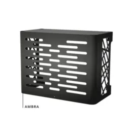 Cache climatisation en acier galvanisé model Ambra Taille M noir - ASPEN PUMPS