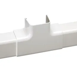 Té d'intersection pour goulotte 110x75 ivoire (carton de 2pcs) - IMPERIALE