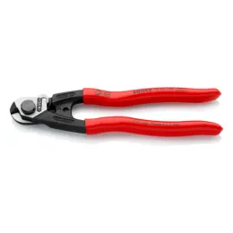 Coupe-câbles acier 190mm - Ø2,5-4-5-7mm - Gainage PVC - KNIPEX