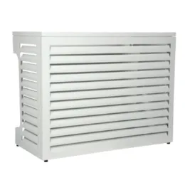 Cache climatisation aluminium blanc - Taille XL