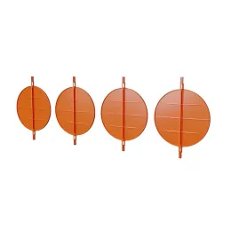 LOT - 4 volets de réglage de débit d'air diamètre 250 mm - BAILLINDUSTRIE