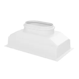Plénum de soufflage ABS 300x150 - 1 piquage  Ø160mm