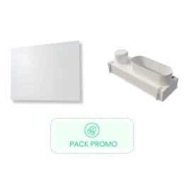 Kit Plénum + Diffuseur de soufflage d'air pour plenum 400x150mm / enjoliveur 600x350mm - BAILLINDUSTRIE