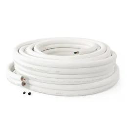 Palette de Liaisons frigorifiques doubles 1/4" - 3/8" - 0.8mm - 50M de cuivre (9pcs)