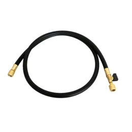 Flexible de charge 150 cm avec vanne (3/8"-3/8"), noir pour VMG4  - TEDDINGTON