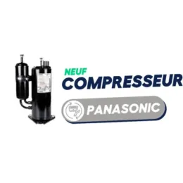 9KD240XBB21- COMPRESSEUR - CU-5Z90TBE / WH-UD07JE5  / WH-UD09JE5 / WH-UD09JE5-1 - PANASONIC