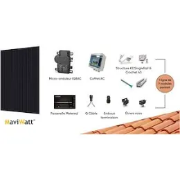 Kit PV MaviWatt x ENPHASE de 3kWC (ecotaxe 5,81€)