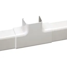 Té d'intersection pour goulotte 110x75 blanc (carton de 2pcs) - IMPERIALE