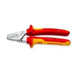 Coupe-câbles StepCut - 160mm - Chromé - Isolé 1000V - Cu/Al Ø15mm/50mm² - KNIPEX
