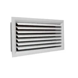 Grille de soufflage à lames courbes 400x150 mm